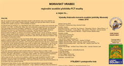 Desktop Screenshot of moravskyvrabec.cz