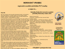 Tablet Screenshot of moravskyvrabec.cz